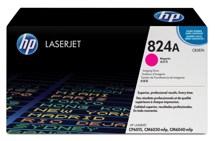 HP 824A tambour d'imagerie LaserJet magenta - W124347267