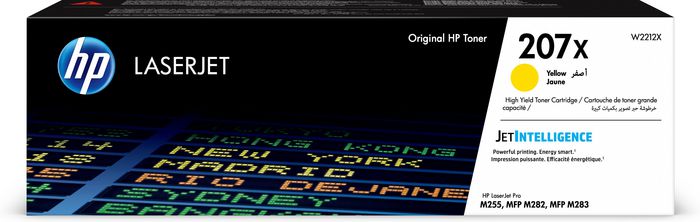 HP 207X High Yield Yellow Original LaserJet Toner Cartridge - W125516746