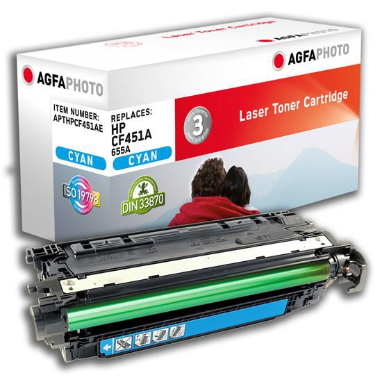 AgfaPhoto Toner Cartridge for HP LaserJet Enterprise M652, Cyan, 10500 pages - W126279295
