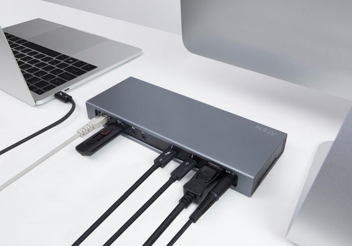 Thunderbolt™ 3 Multiport Dock with Power Charging - UH7230, ATEN Docks and  Switches