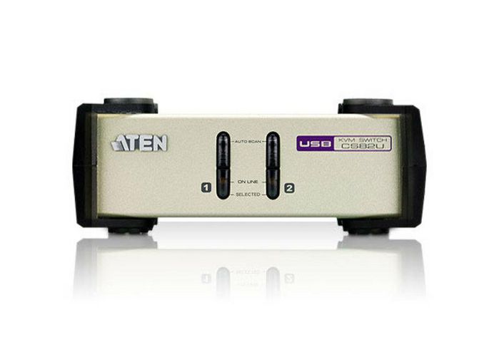 Aten Commutateur KVM VGA PS/2 USB 2 ports - W124582910