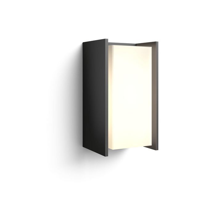 Philips by Signify Hue White Turaco Outdoor wall light Includes E27 LED bulb Warm white light (2700 K) Smart control with Hue bridge* - W124589097