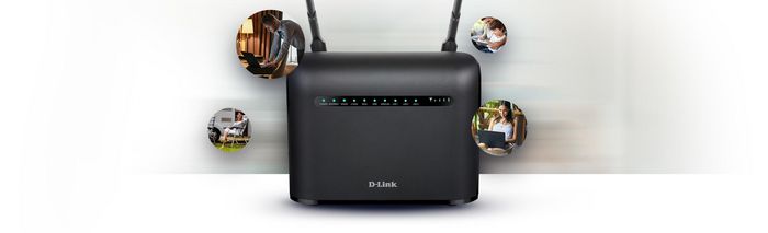 D-Link 1 x 10/100/1000 WAN, 3 x 10/100/1000 LAN, 1 x LTE SIM/USIM, 2.4 GHz/5 GHz, IEEE 802.11 ac/n/g/b, 275 g - W126079111