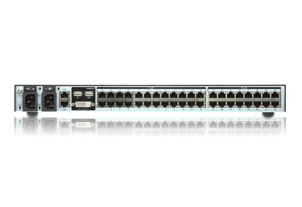 Aten 40-Port 3-Bus CAT5e/6 KVM Over IP Switch, with Audio & Virtual Media Support - W125427959