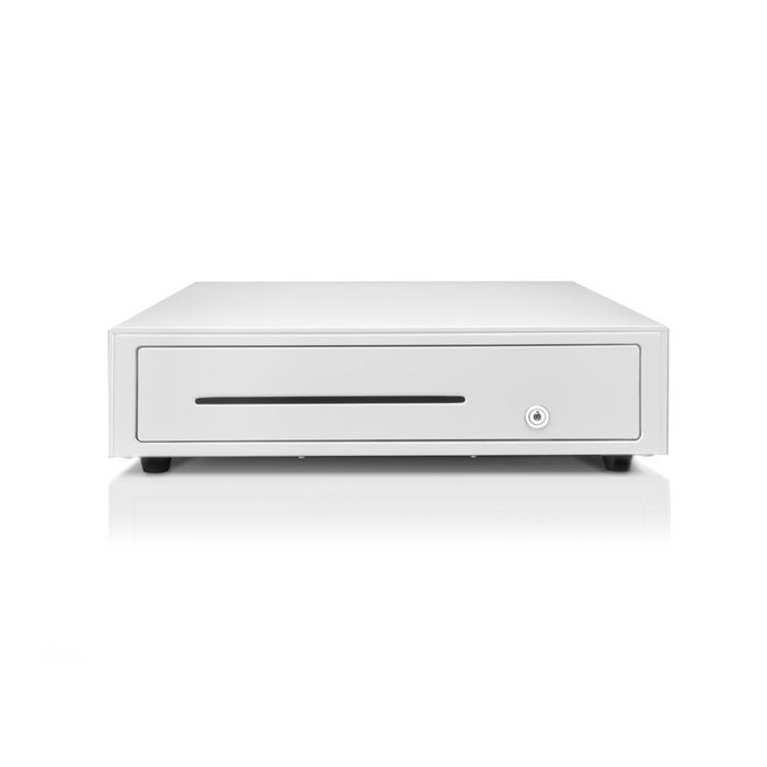 Star Micronics CB-2002 LC UN Cash Drawer White, 4 flat note sections & 8 coin slots & cheque/large slot (Matches Star ultra white printers) - W125284702