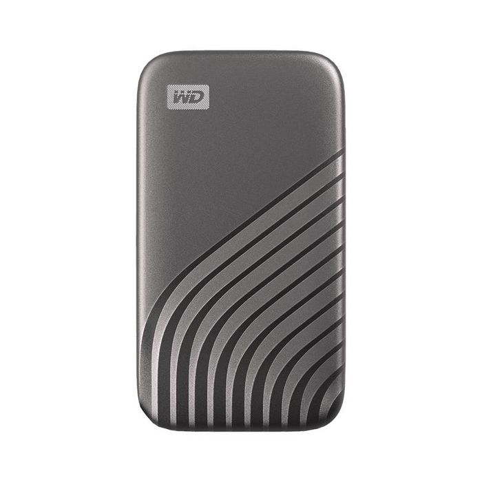Western Digital 500 GB, USB 3.2, USB-C, 1050MB/s, 1000MB/s, Gray - W126288323