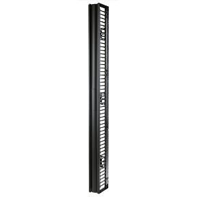 APC Valueline, Vertical Cable Manager for 2 & 4 Post Racks, 96"H X 6"W, Single-Sided with Door - W124445350