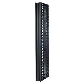 APC Valueline, Vertical Cable Manager for 2 & 4 Post Racks, 84"H X 6"W, Double-Sided with Doors - W124645380