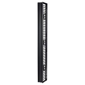 APC Valueline, Vertical Cable Manager for 2 & 4 Post Racks, 84"H X 6"W, Single-Sided with Door - W124645379