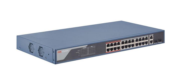 Hikvision Switch PoE 24 portas Fast Ethernet - W125845593