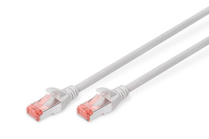 Digitus CAT 6 S-FTP patch cord, Cu, LSZH AWG 27/7, length 1 m, color grey - W124391268