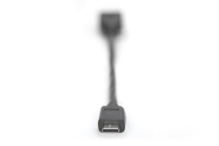 Digitus USB Type-C adapter cable, OTG, type C - A M/F, 0,15m, 3A, 5GB, 3.0 Version, bl - W125392797