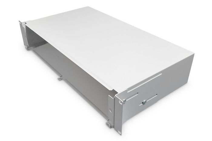 Digitus FO splice box, 2U, 483 mm (19"), empty without front panel, incl. M20/M25 screws, grey - W125486388