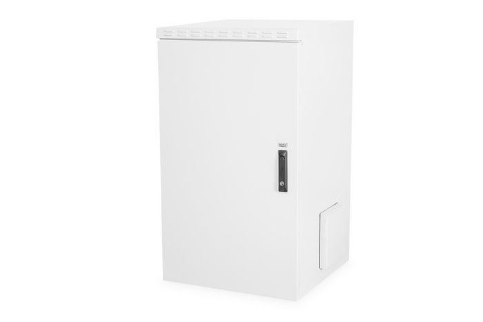 Digitus 22U wall mounting cabinet, outdoor, IP55 1157x600x600 mm, double wall, grey (RAL 7035) - W125425272