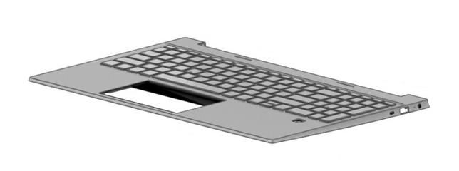 HP Keyboard/top cover - W125894199