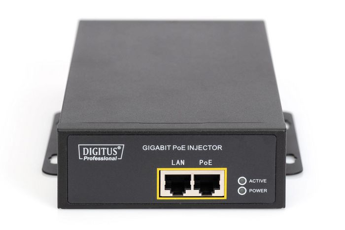 Digitus Gigabit Ethernet PoE++ Injector, 802.3at Power pins: 4/5(+),7/8(-) and 3/6(+), 1/2(-), 95W - W125454161