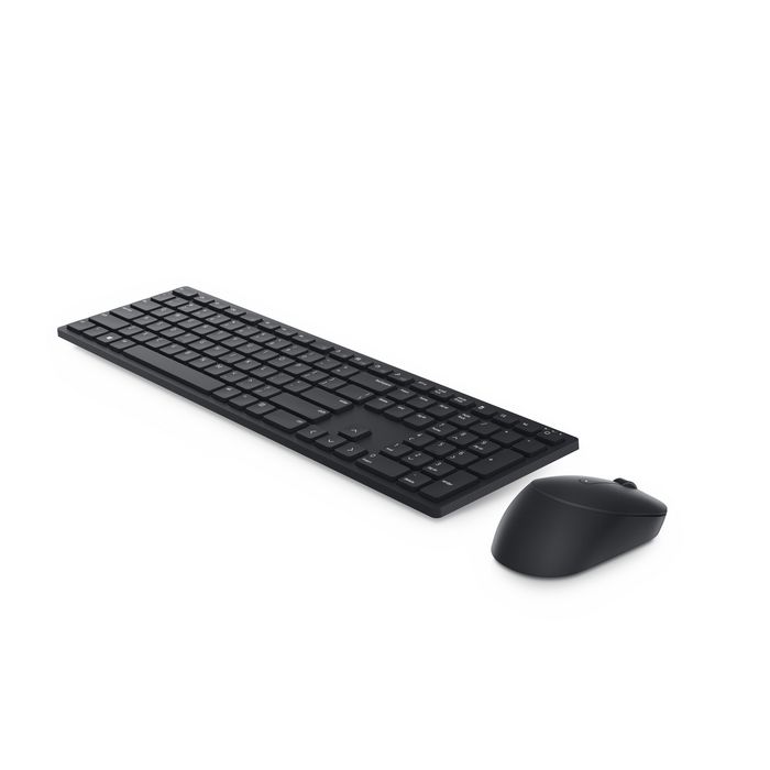 Dell Pro Wireless Keyboard and Mouse - KM5221W - Spanish (QWERTY) - Black - W128815383
