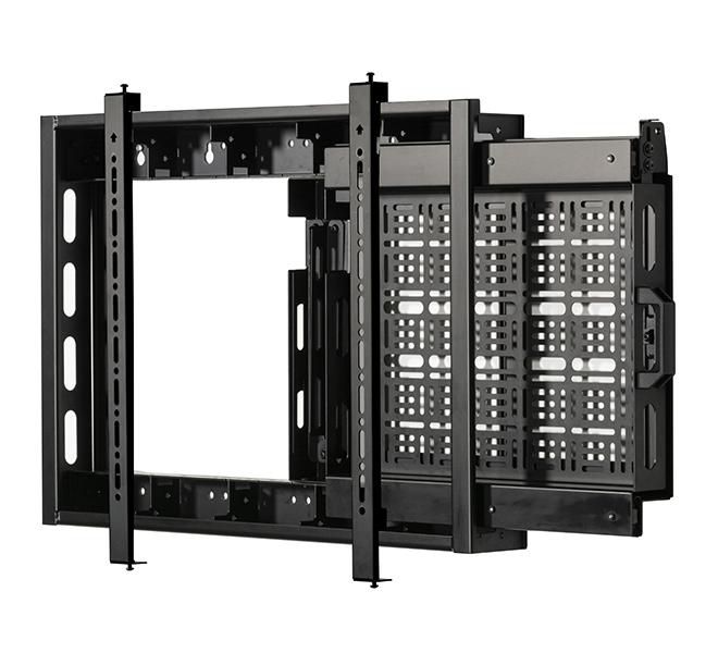 B-Tech Flat Screen Wall Mount With Slide-Out AV Storage Tray, black - W125846039