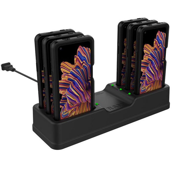RAM Mounts 6-Port Charging Dock for Samsung XCover Pro with OtterBox uniVERSE - W126108887