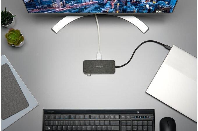 Kensington SD1650P USB-C® Single 4K Portable Docking Station with 100W Power Pass-Through - W126296568