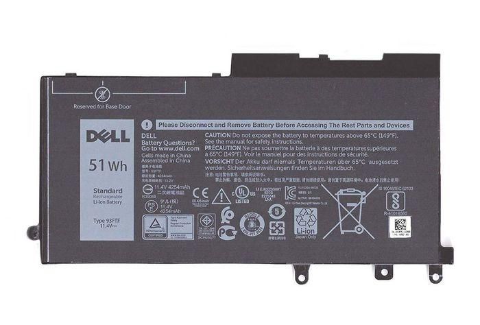 Dell Dell Battery, 51WHR, 3 Cell, Lithium Ion - W125707609