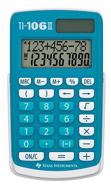 Texas Instruments Pocket, Display calculator, Buttons, Blue - W125516317