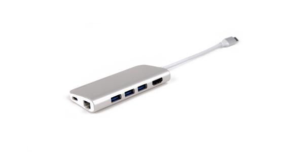 LMP USB 3.1 Type-C, HDMI, USB 3.0, RJ-45, MicroSD/SD, 26.5 x 5 x 1.5 cm, 66 g - W126340268