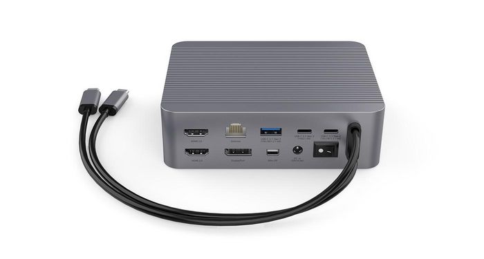 LMP 15-Port Dual-Link USB-C Dock for MacBook Pro/Air<br><br>SUPPORTED APPLE DEVICES<br>16" MacBook Pro (2019)<br>15" MacBook Pro (2016 - 2020)<br>13" MacBook Pro (2016 - 2020)<br>13" MacBook Air (2018 - 2020)<br>27" iMac (2017 - 2020)<br>21.5" iMac (2017 - 2019)<br>iMac Pro (2017)<br>Mac mini (2018 - 2020)<br>Mac Pro (2019)<br>iMac (24-inch, M1, 2021)<br>*Apple M1 devices only support one external display - W126340269