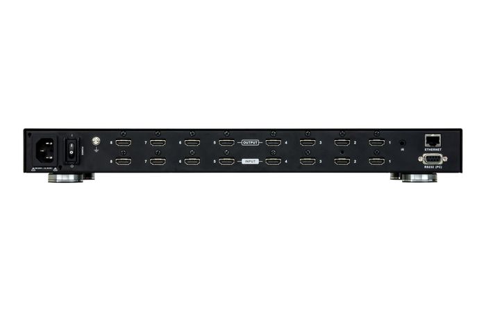 Aten 8x8 HDMI, RJ-45 , 100-240 V, 50-60Hz, 1 A, Metal, 4160 g - W126341893