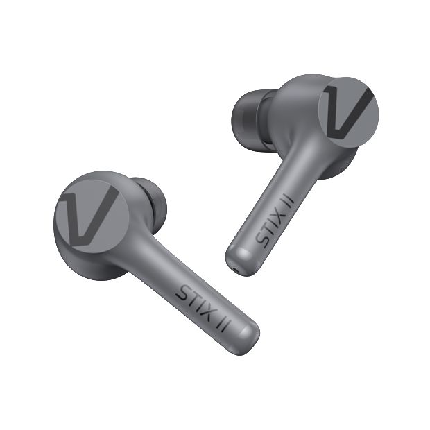 Veho The STIX II true wireless earphones have optimised audio drivers, ENC Quad Pro microphone and Bluetooth 5.1 which delivers super low power consumption - W126339351