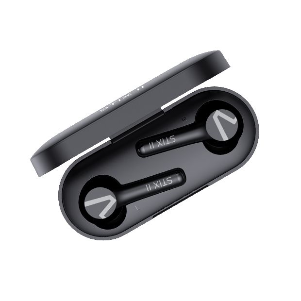 Veho The STIX II true wireless earphones have optimised audio drivers, ENC Quad Pro microphone and Bluetooth 5.1 which delivers super low power consumption - W126330424