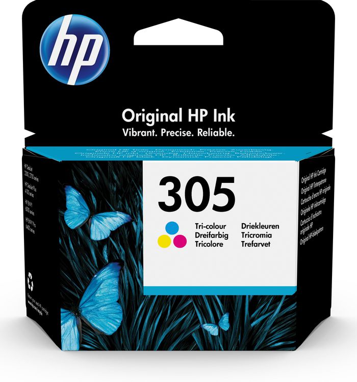 HP 305 Tri-Color Original Ink Cartridge - W128281356