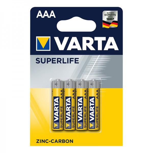 Varta 4x Varta Alkaline AAA, LR03, 1.5 V - W125192017