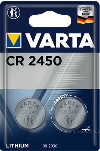 Varta CR2450, 560 mAh, Lithium, 6.2 g - W125195389