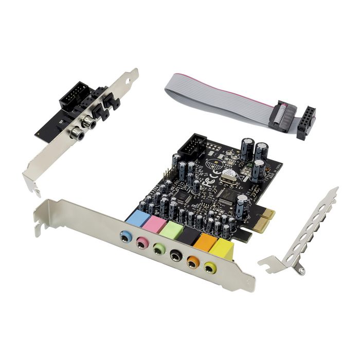 MicroConnect PCI-E CM8828+CM9882e HD Audio 7.1CH Sound card & Digital Audio Extension Board - W126343387