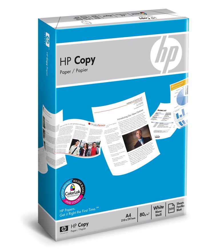 HP Papier de copie 80 g/m2 - 500 feuilles/A4/210 x 297 mm - W124585713