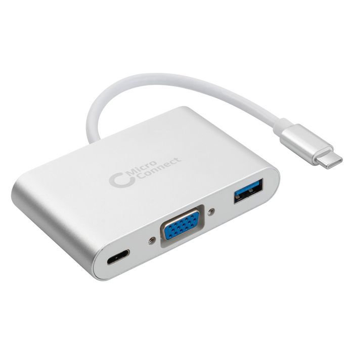 MicroConnect USB-C Multiport Adapter, 0.15m - W124977111
