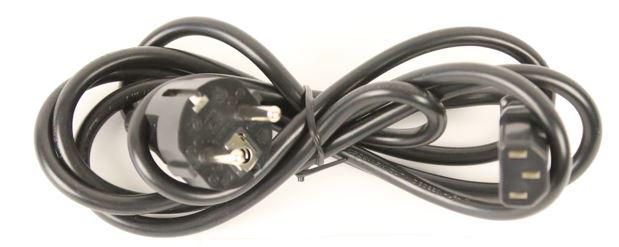 Leba C13 10A cable to Schuko 3.0 meters, black - W126376069