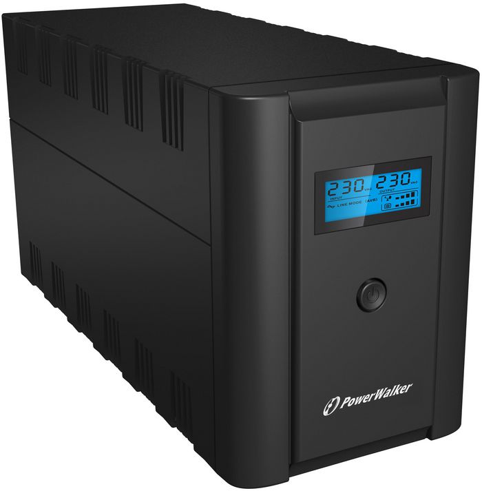 PowerWalker Line-Interactive, 2200VA, 1200W, C14 In, 6 x C13 Out, USB, RJ-45 / RJ-11 protection - W126072717