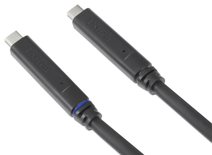 Extron SuperSpeed 5Gbps USB-C 3.2 Optical Cables, 12' (3.6 m), Black, 5 Gbps, 4K/30, 6.5 mm - W126322662