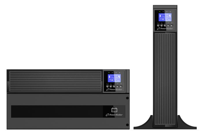 PowerWalker Online, 6000 VA, 6000W, Terminal In / Out, USB, RS-232, EPO, Intelligent Slot, UK - W126209943