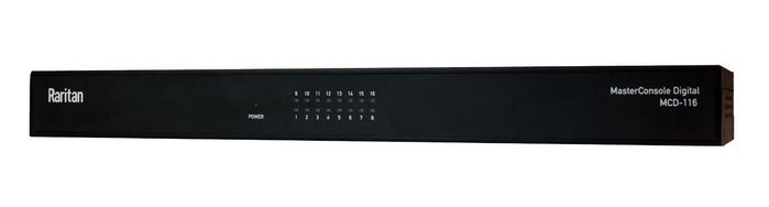Raritan 1920 x 1200, 16x RJ-45, DVI, USB, 3.5mm, AC 100-240V, 440x150x44 mm - W124463488