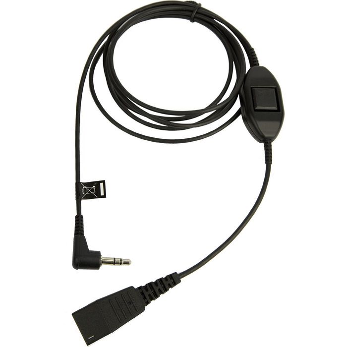 Jabra Jabra quick disconnect (QD) to 3.5 mm jack cord for Alcatel - W124636613