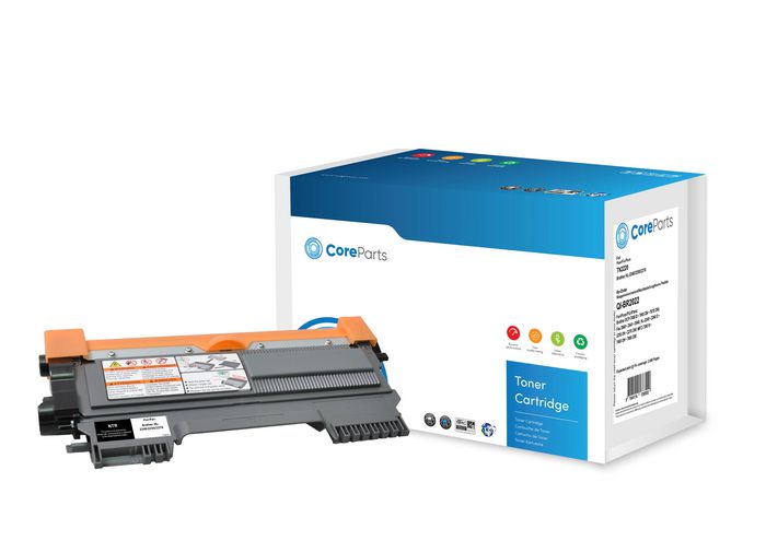 CoreParts Toner Black TN2220 Pages: 2.600 Brother HL-2240/2250/2270 - W124769772