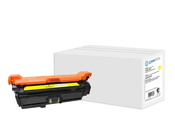 CoreParts Toner Yellow CE252A Pages: 7.000, Nordic Swan HP Color LaserJet CP3525 (504A) Series - W124469957