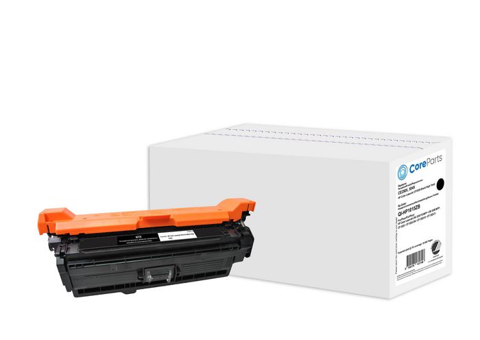 CoreParts Toner Black CE250X Pages: 10.500, Nordic Swan HP Color LaserJet CP3525 (504X) High Yield - W125169524