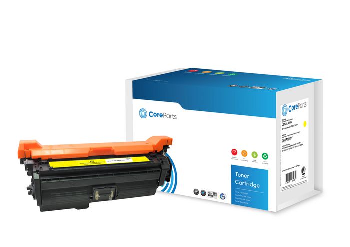 CoreParts Toner Yellow CE262A Pages: 11.000, Nordic Swan HP Color LaserJet CP4025 (648A) Series - W125269248