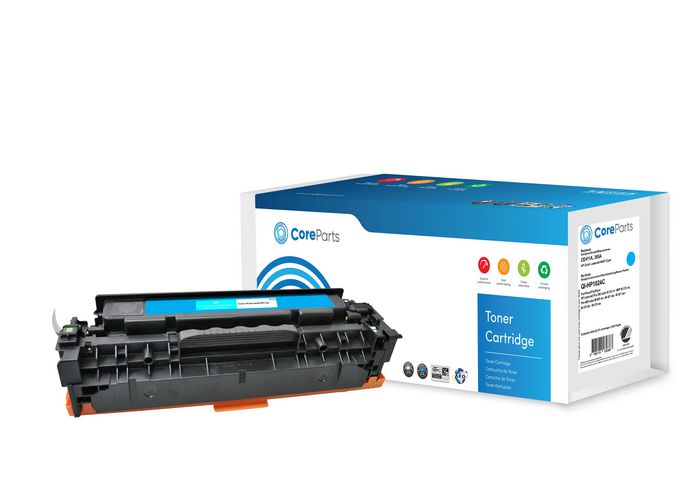 CoreParts Toner Cyan CE411A, 2600 pages, f/ HP - W125069718