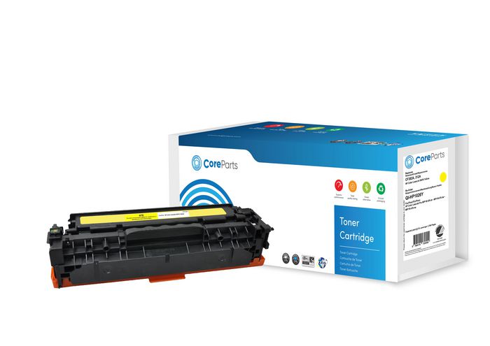 CoreParts Toner Yellow CF382A Pages: 2.700, Nordic Swan HP Color LaserJet M476 (312A) Series - W124569873