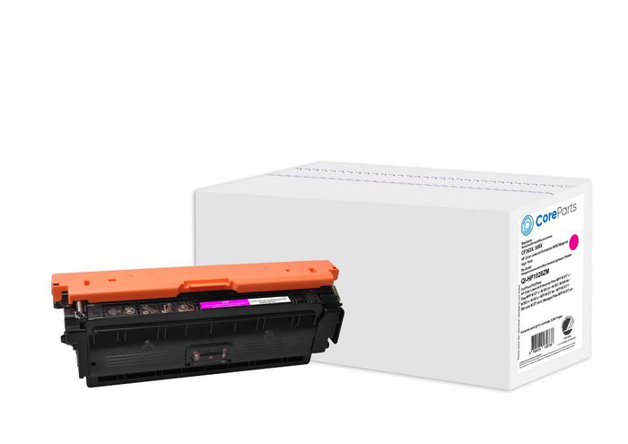 CoreParts Toner Magenta CF363X Pages: 9.500, Nordic Swan HP Color LaserJet Enterprise M553 (508X) High Yield Series - W124569877